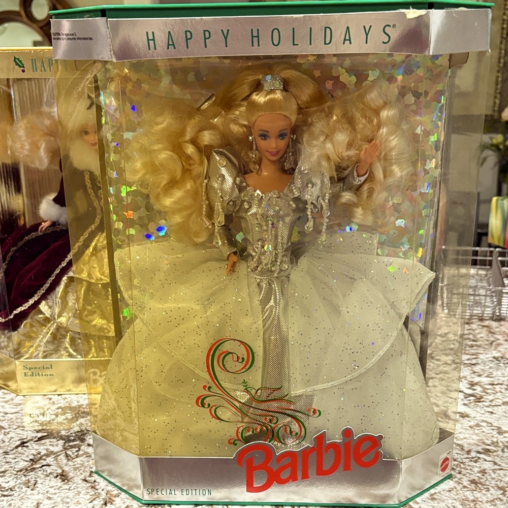 Barbie Holiday Special Edition 1992 Doll in Silver and White